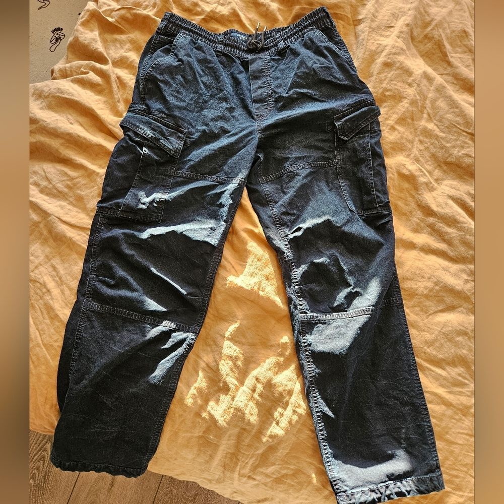 American Eagle Dark Blue Cargo Pants